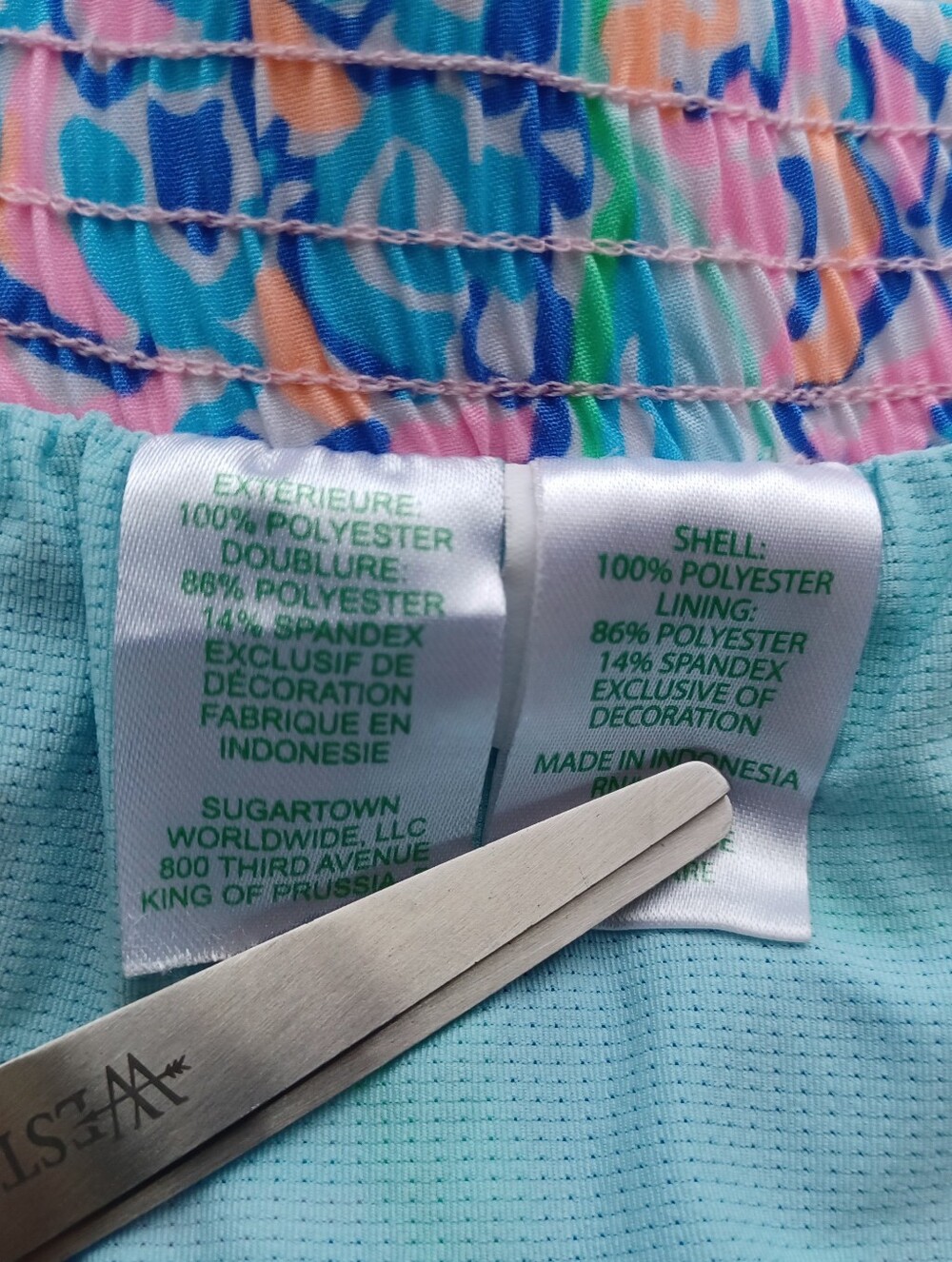 Lilly Pulitzer Ocean Trail Athletic Shorts - Peony For Your Thoughts, Size XS - Picture 12 of 13